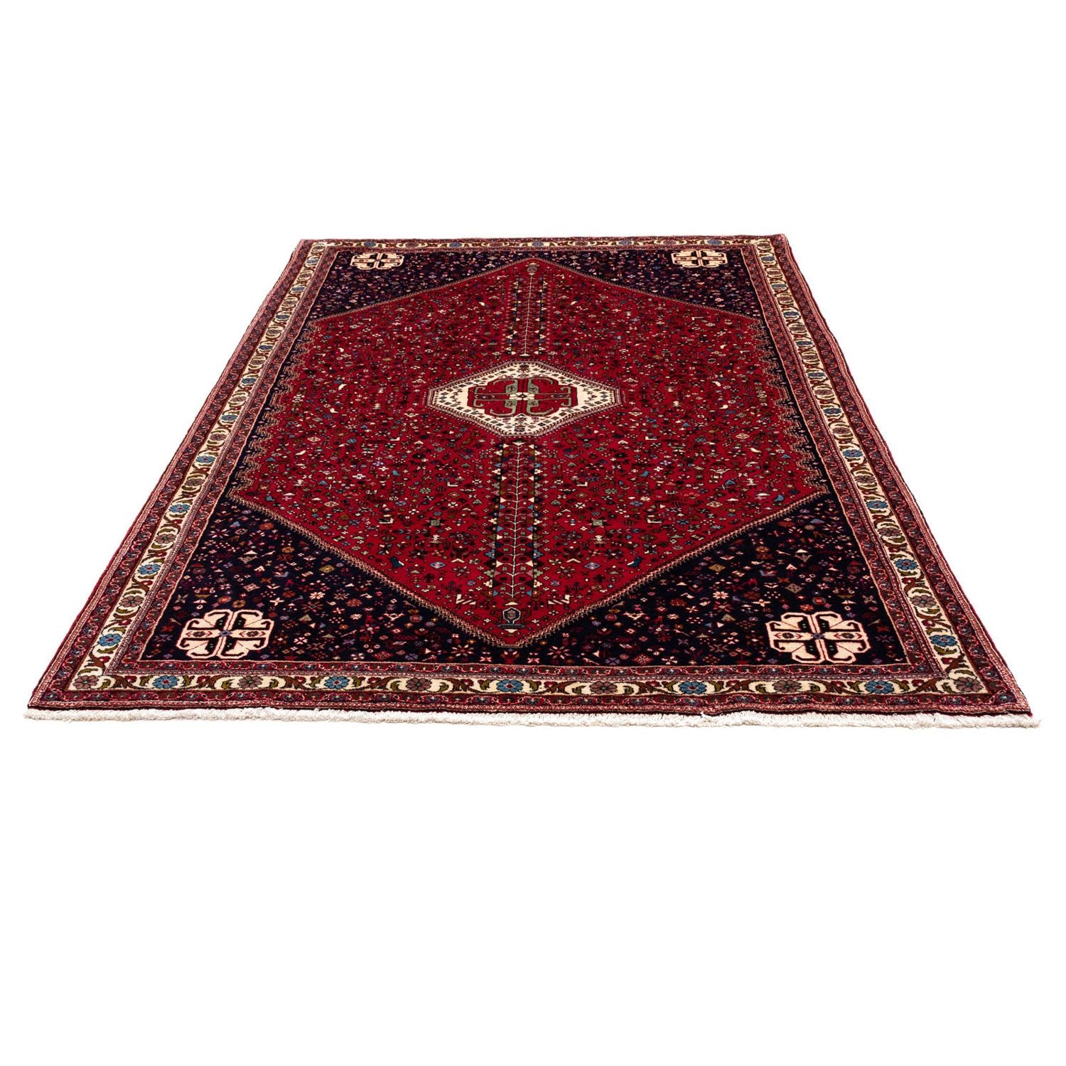 Tapis persan - Nomadic - 292 x 200 cm - rouge foncé
