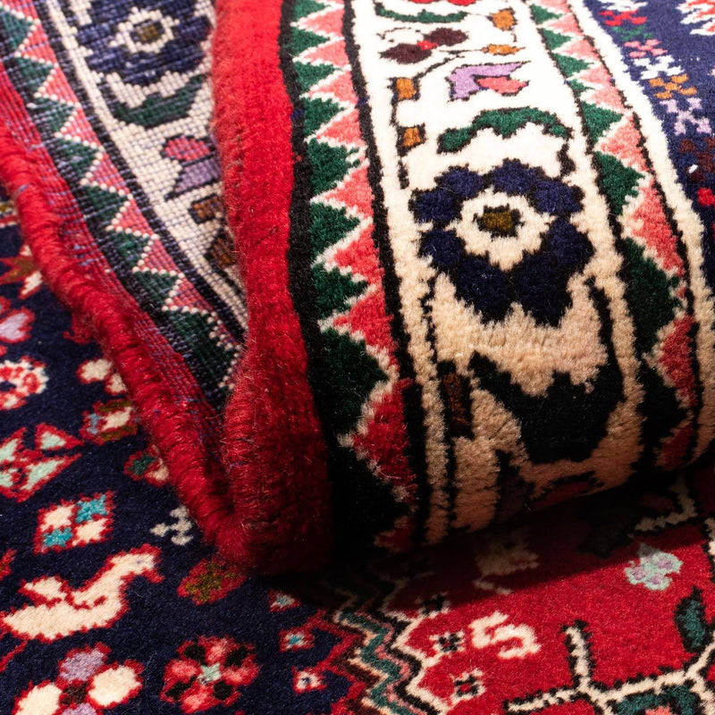 Tapis persan - Nomadic - 148 x 108 cm - rouge foncé