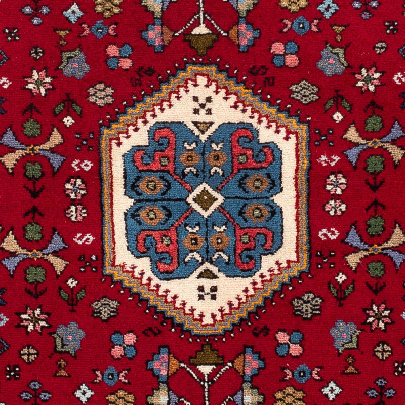 Tapis persan - Nomadic - 144 x 98 cm - rouge foncé