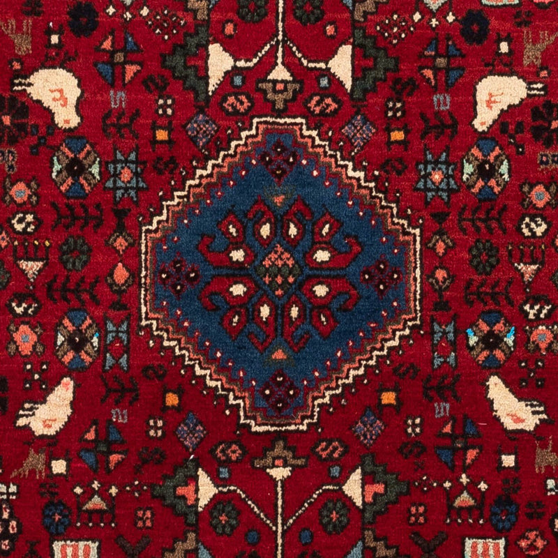 Tapis persan - Nomadic - 145 x 100 cm - rouge foncé