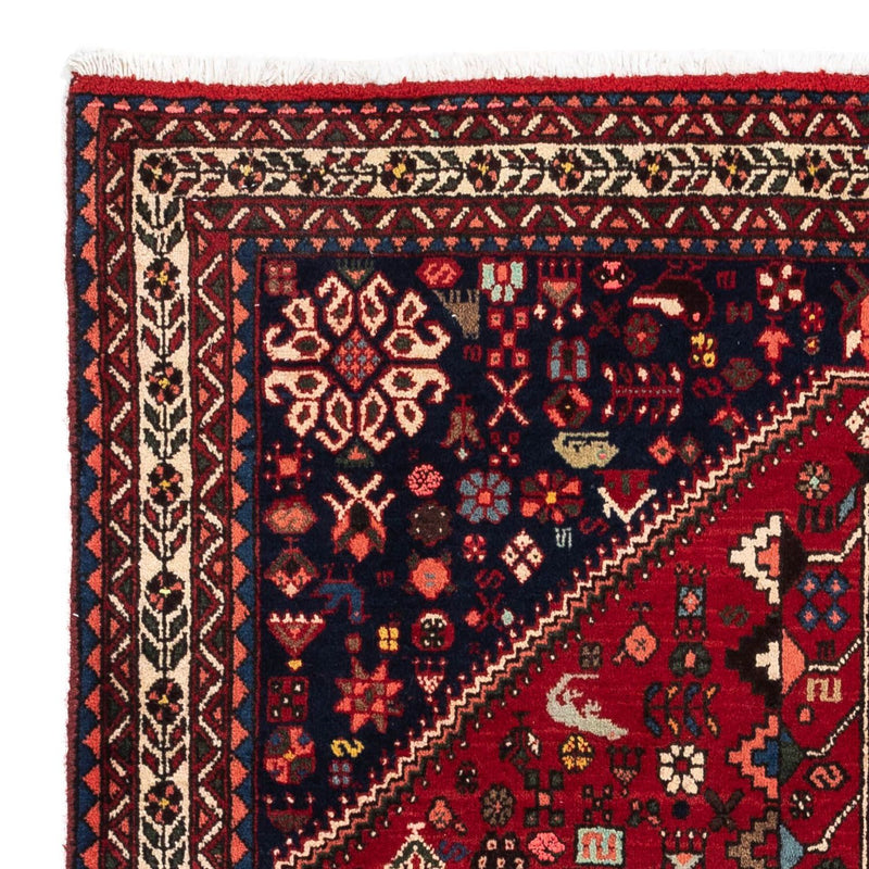Tapis persan - Nomadic - 145 x 100 cm - rouge foncé