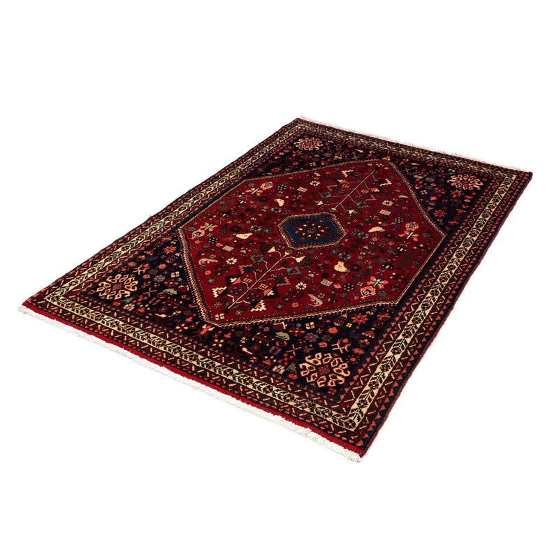 Tapis persan - Nomadic - 145 x 100 cm - rouge foncé