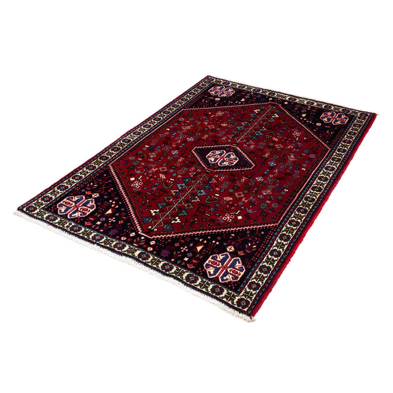 Tapis persan - Nomadic - 148 x 100 cm - rouge foncé