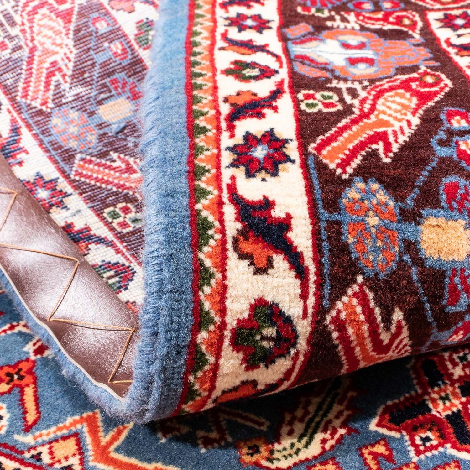 Tapis persan - Nomadic - 146 x 107 cm - bleu foncé