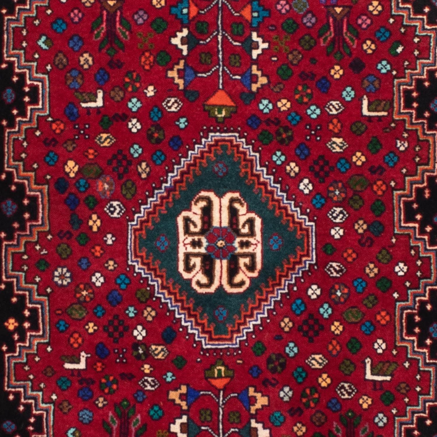 Tapis de couloir Tapis persan - Nomadic - 222 x 85 cm - rouge foncé