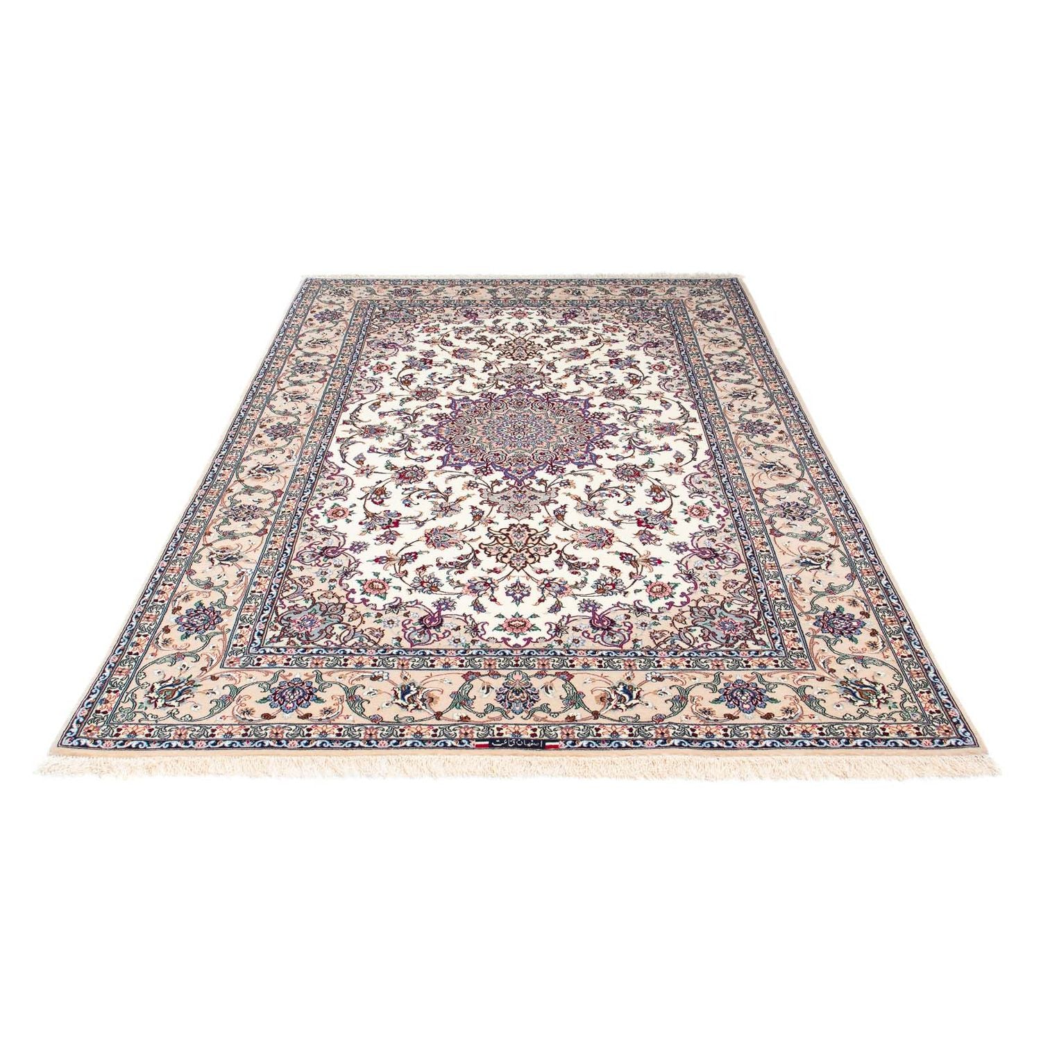 Tapis persan - Isfahan - Premium - 228 x 151 cm - beige