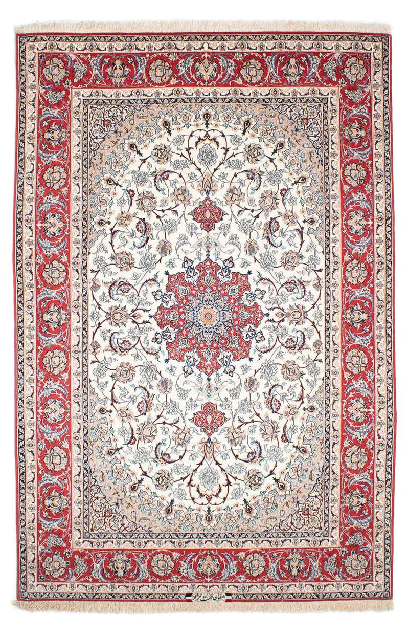Tapis persan - Isfahan - Premium - 243 x 156 cm - beige