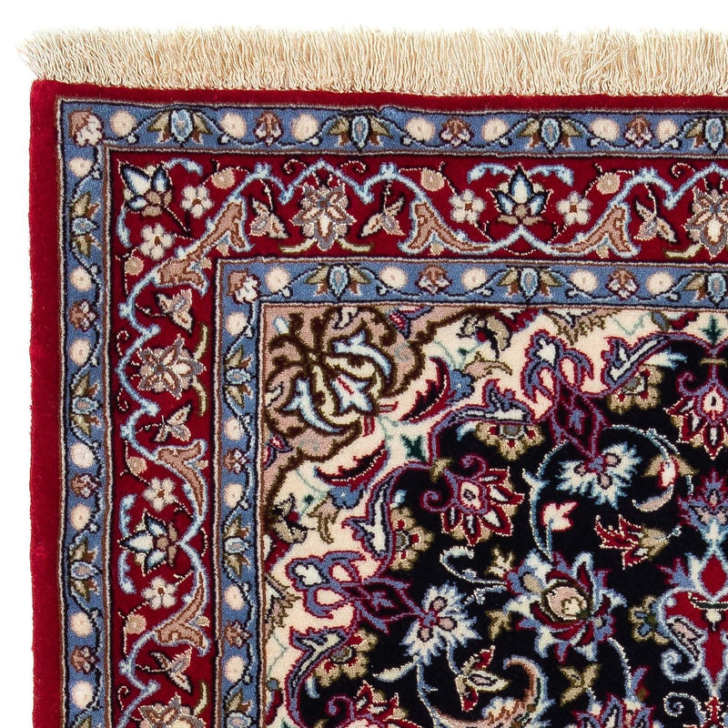 Tapis persan - Isfahan - Premium - 104 x 71 cm - rouge foncé