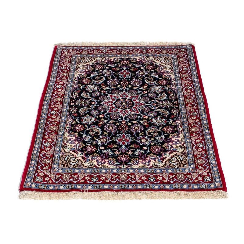 Tapis persan - Isfahan - Premium - 104 x 71 cm - rouge foncé
