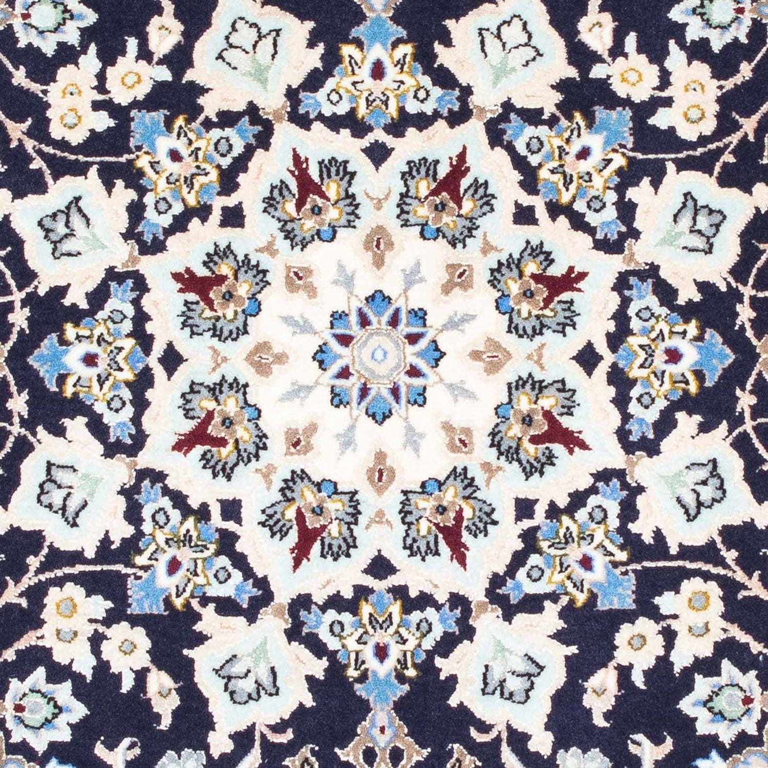 Perserteppich - Isfahan - Premium 104 x 72 cm - dunkelblau