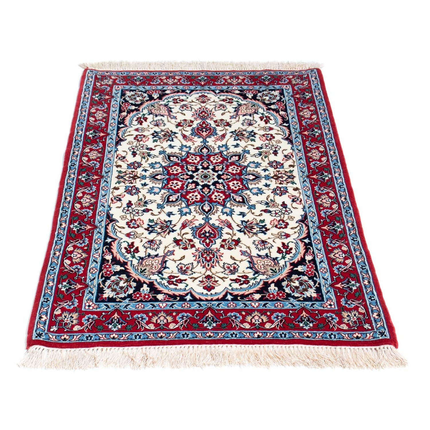 Tapis persan - Isfahan - Premium - 108 x 71 cm - beige
