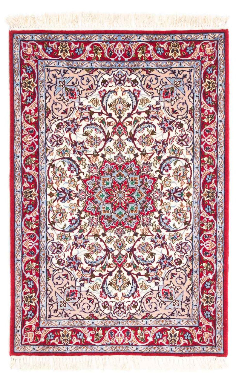 Tapis persan - Isfahan - Premium - 105 x 70 cm - beige
