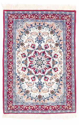 Tapis persan - Isfahan - Premium - 100 x 71 cm - beige