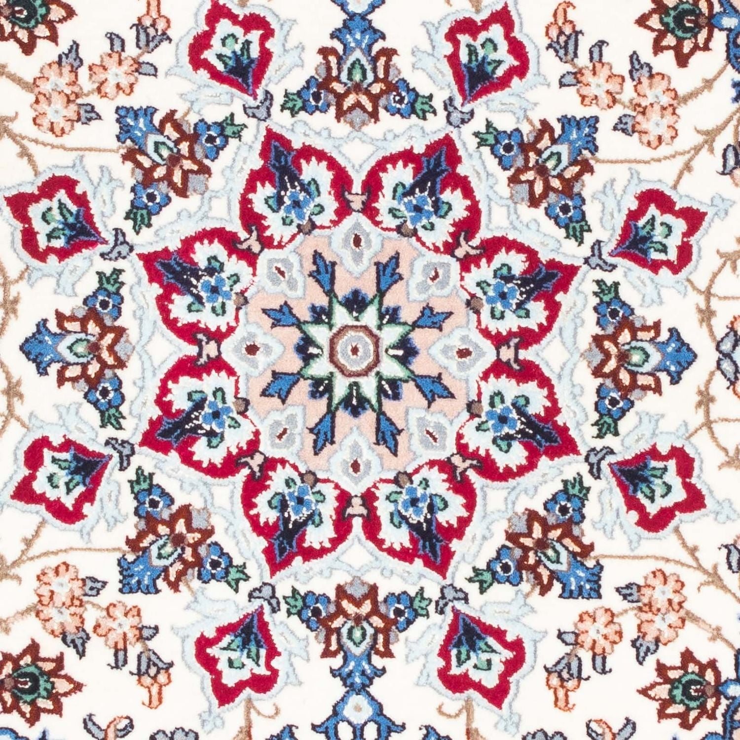 Tapis persan - Isfahan - Premium - 100 x 71 cm - beige