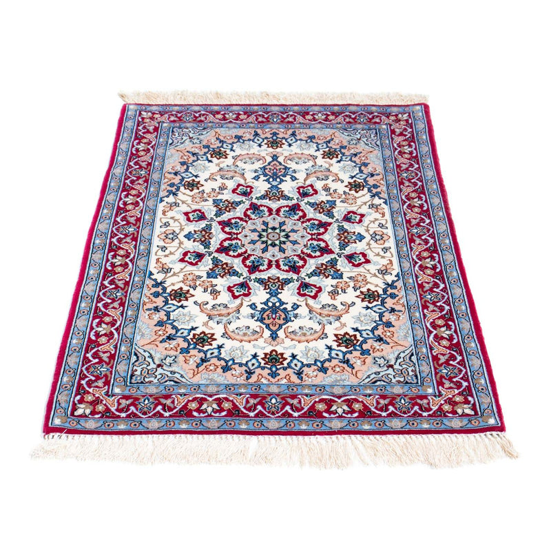 Tapis persan - Isfahan - Premium - 100 x 71 cm - beige