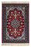 Tapis persan - Isfahan - Premium - 100 x 70 cm - rouge foncé