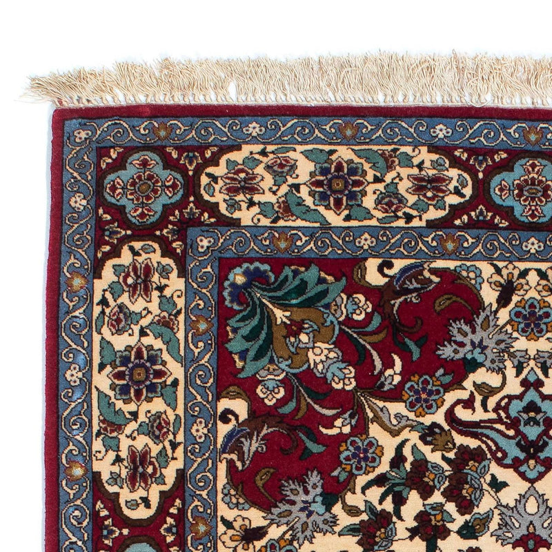 Tapis persan - Isfahan - Premium - 137 x 90 cm - rouge foncé