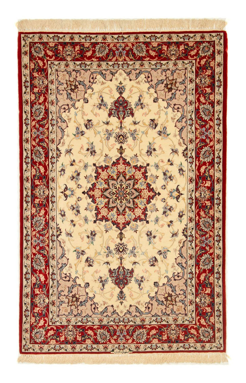 Tapis persan - Isfahan - Premium - 168 x 110 cm - beige