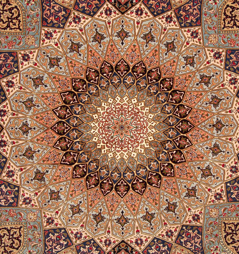 Tapis persan - Tabriz - Royal - 242 x 205 cm - multicolore