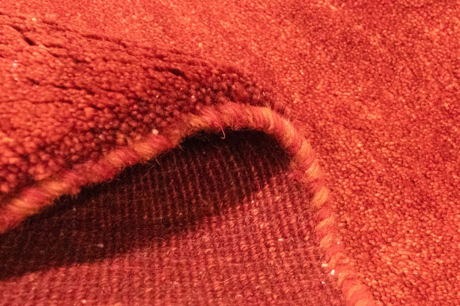 Tapis Gabbeh - Persan - 141 x 70 cm - rouge