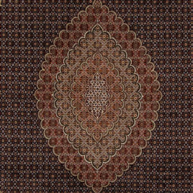 Tapis persan - Tabriz - 346 x 252 cm - marron