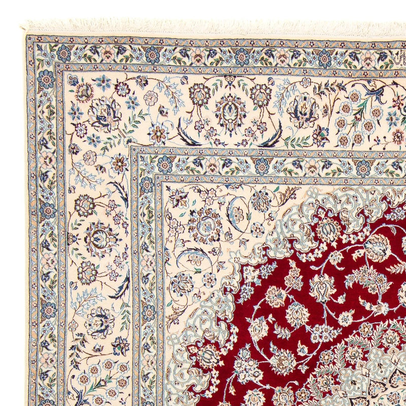 Tapis persan - Nain - Premium carré  - 205 x 202 cm - beige