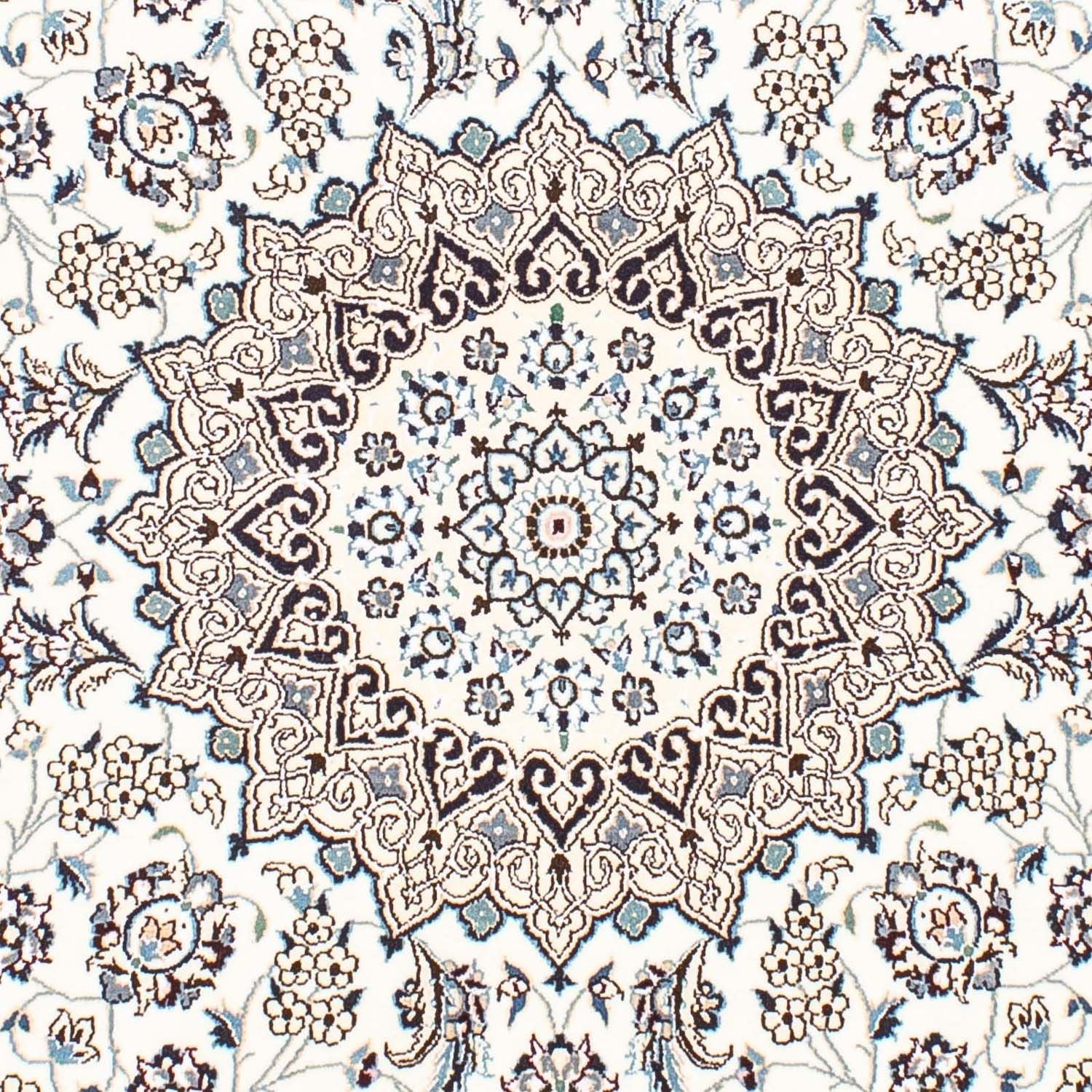 Tapis persan - Nain - Royal carré  - 205 x 198 cm - beige
