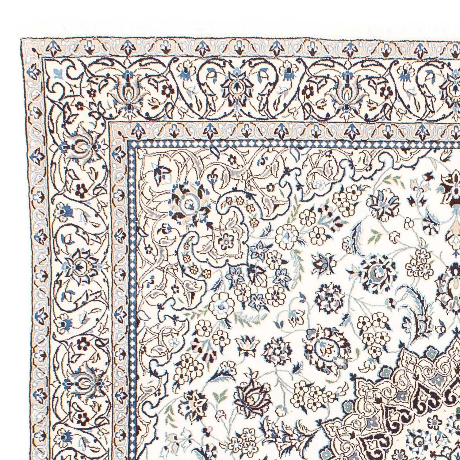 Tapis persan - Nain - Royal carré  - 205 x 198 cm - beige