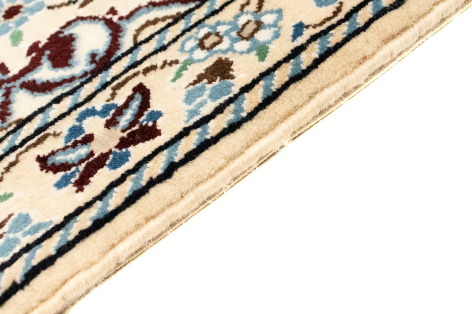Tapis persan - Nain - Royal - 133 x 88 cm - bleu