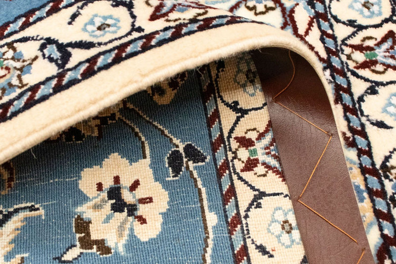 Tapis persan - Nain - Royal - 125 x 88 cm - bleu