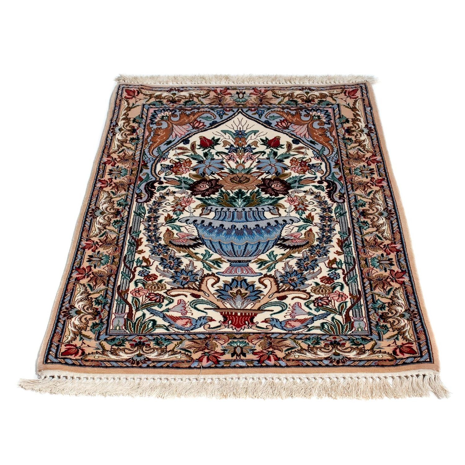 Tapis persan - Isfahan - Premium - 108 x 69 cm - multicolore