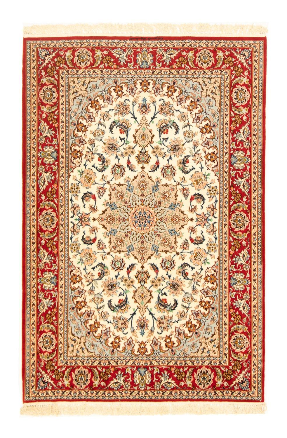 Tapis persan - Isfahan - Premium - 163 x 109 cm - beige
