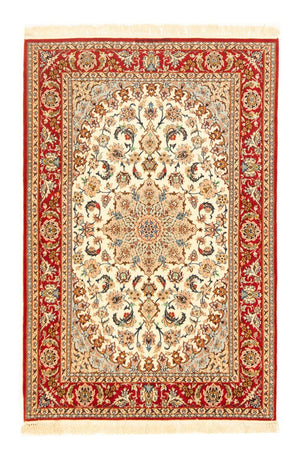 Tapis persan - Isfahan - Premium - 163 x 109 cm - beige