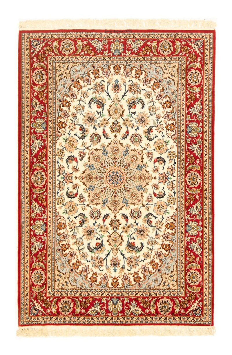 Tapis persan - Isfahan - Premium - 163 x 109 cm - beige