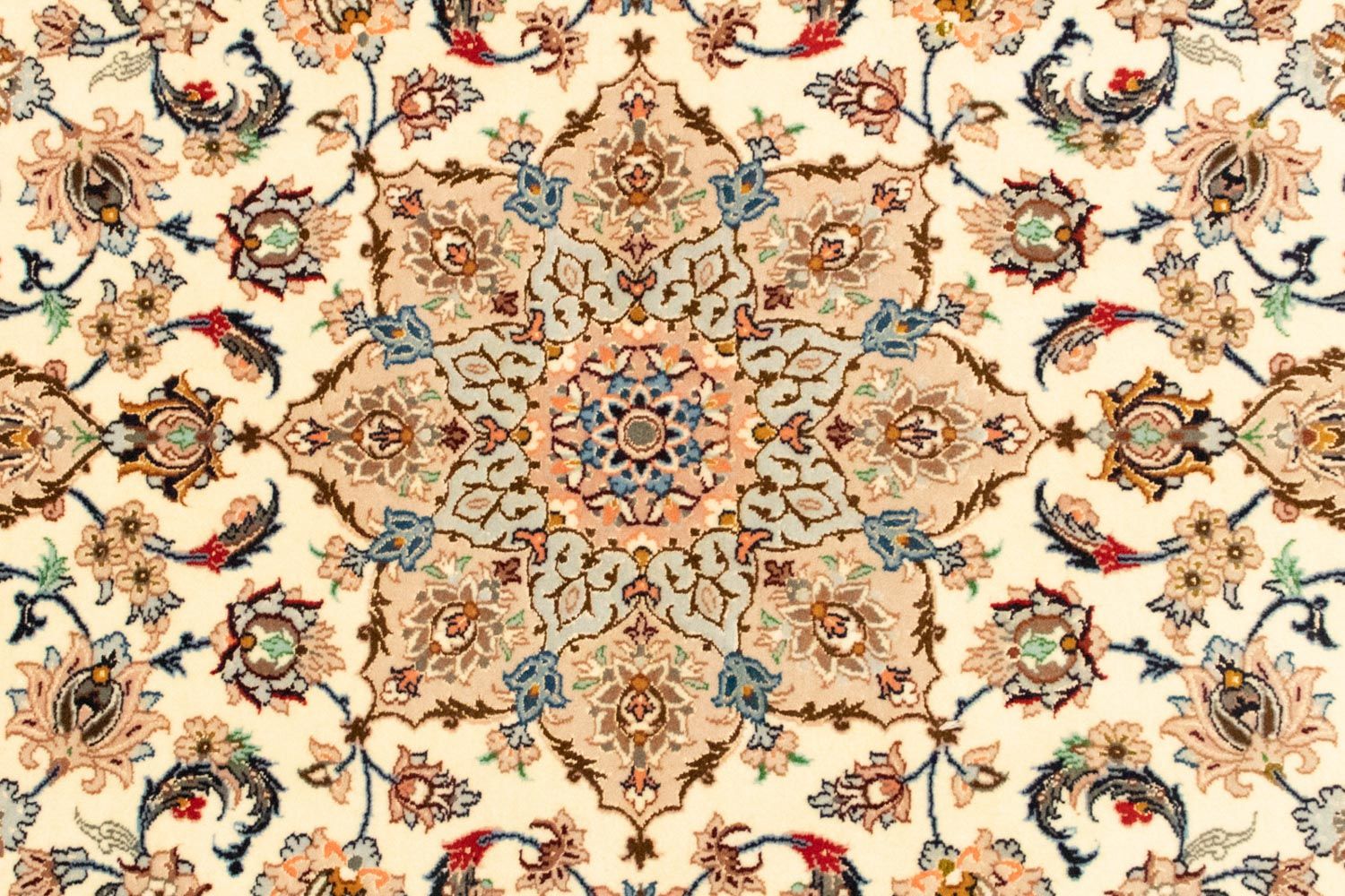 Tapis persan - Isfahan - Premium - 163 x 109 cm - beige
