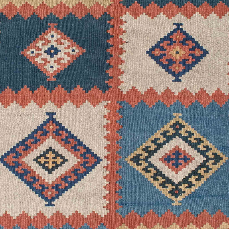 Tapis Kelim - Oriental - 216 x 161 cm - multicolore