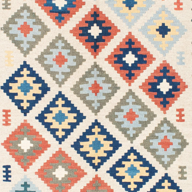 Tapis Kelim - Oriental - 196 x 155 cm - beige