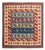 Tapis Kelim - Oriental carré  - 212 x 197 cm - bleu