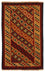 Tapis Kelim - Oriental - 211 x 146 cm - rouge foncé