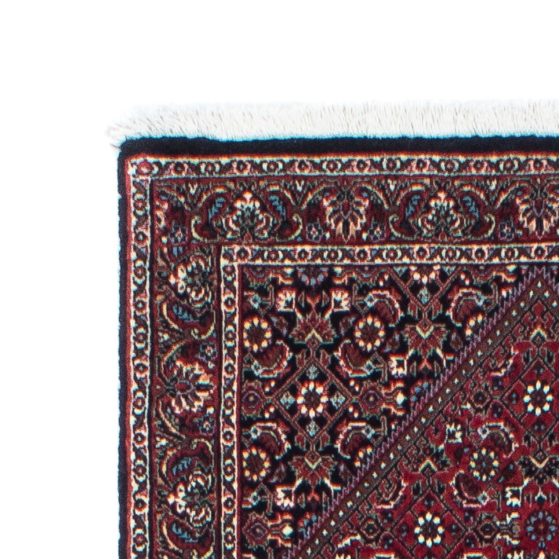 Tapis de couloir Tapis persan - Bidjar - 248 x 73 cm - rouge foncé