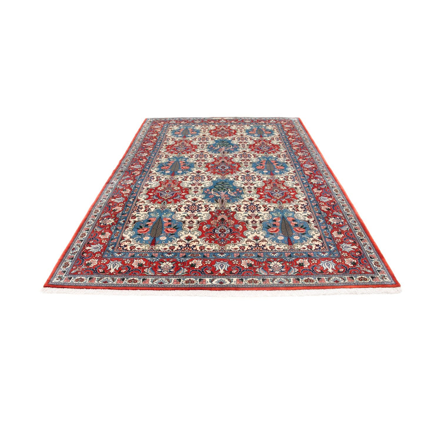 Tapis persan - Nomadic - 281 x 175 cm - rouge