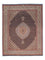 Tapis persan - Tabriz - 200 x 154 cm - marron foncé