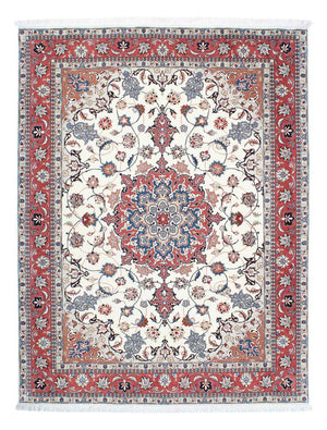 Tapis persan - Tabriz - Royal - 194 x 153 cm - beige