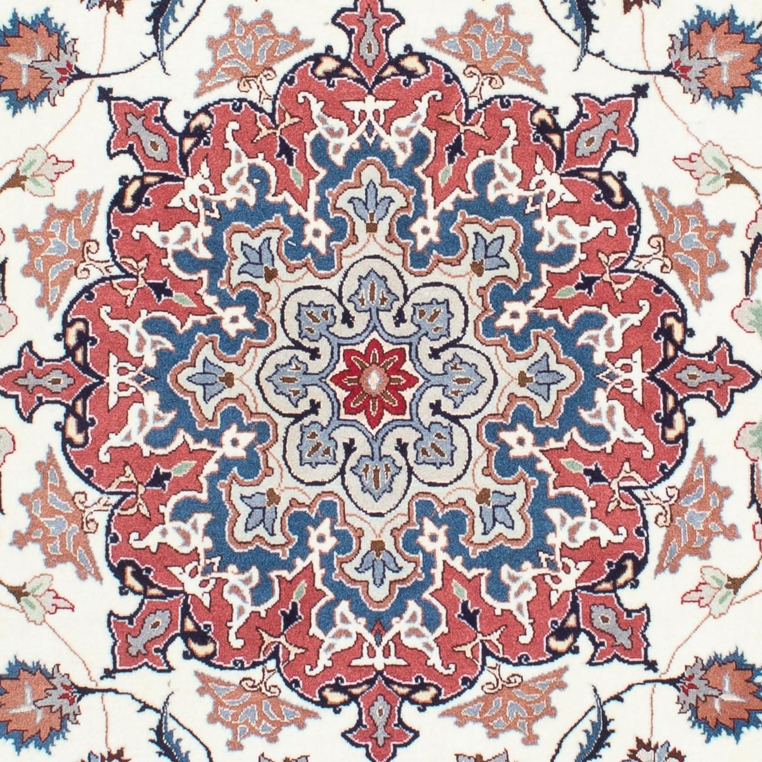 Tapis persan - Tabriz - Royal - 194 x 153 cm - beige