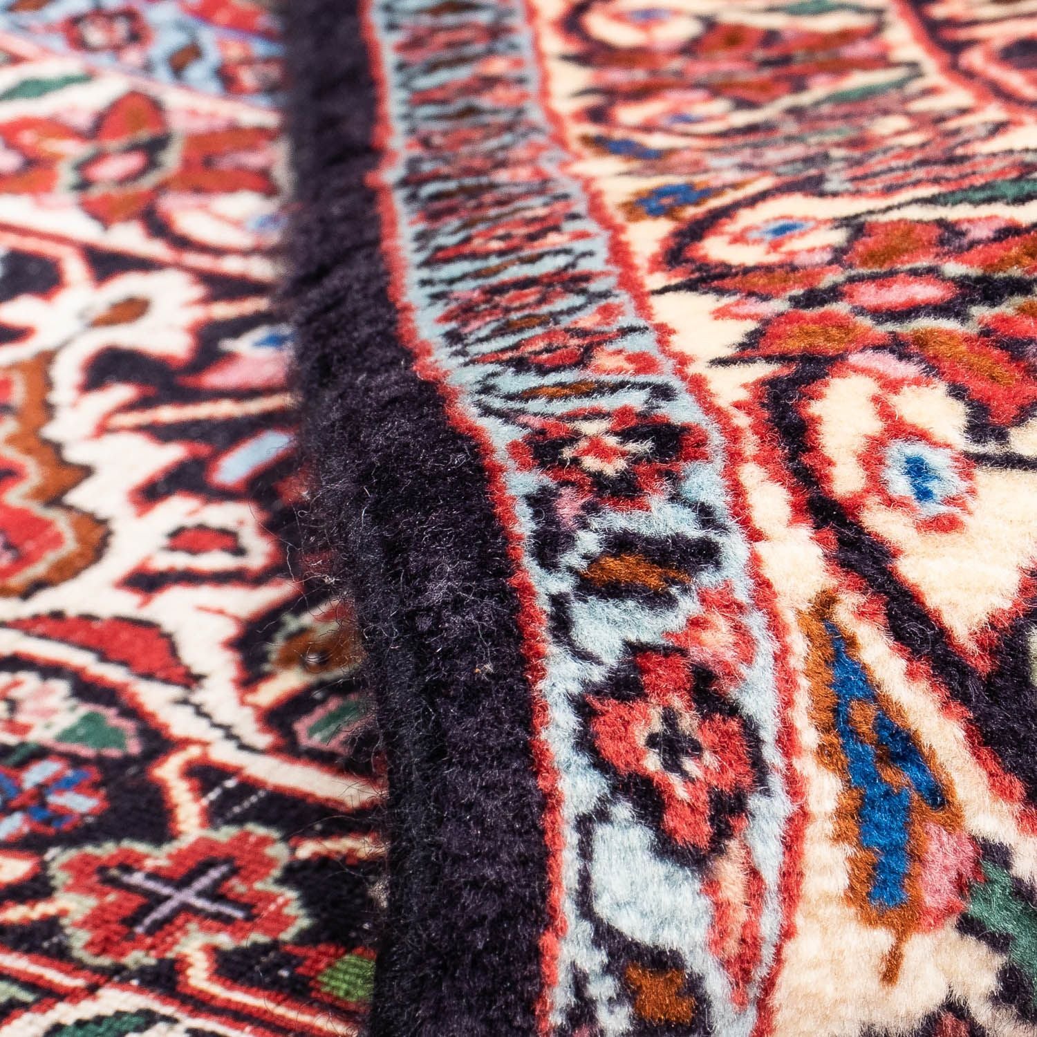 Tapis persan - Bidjar - 307 x 248 cm - rouge clair