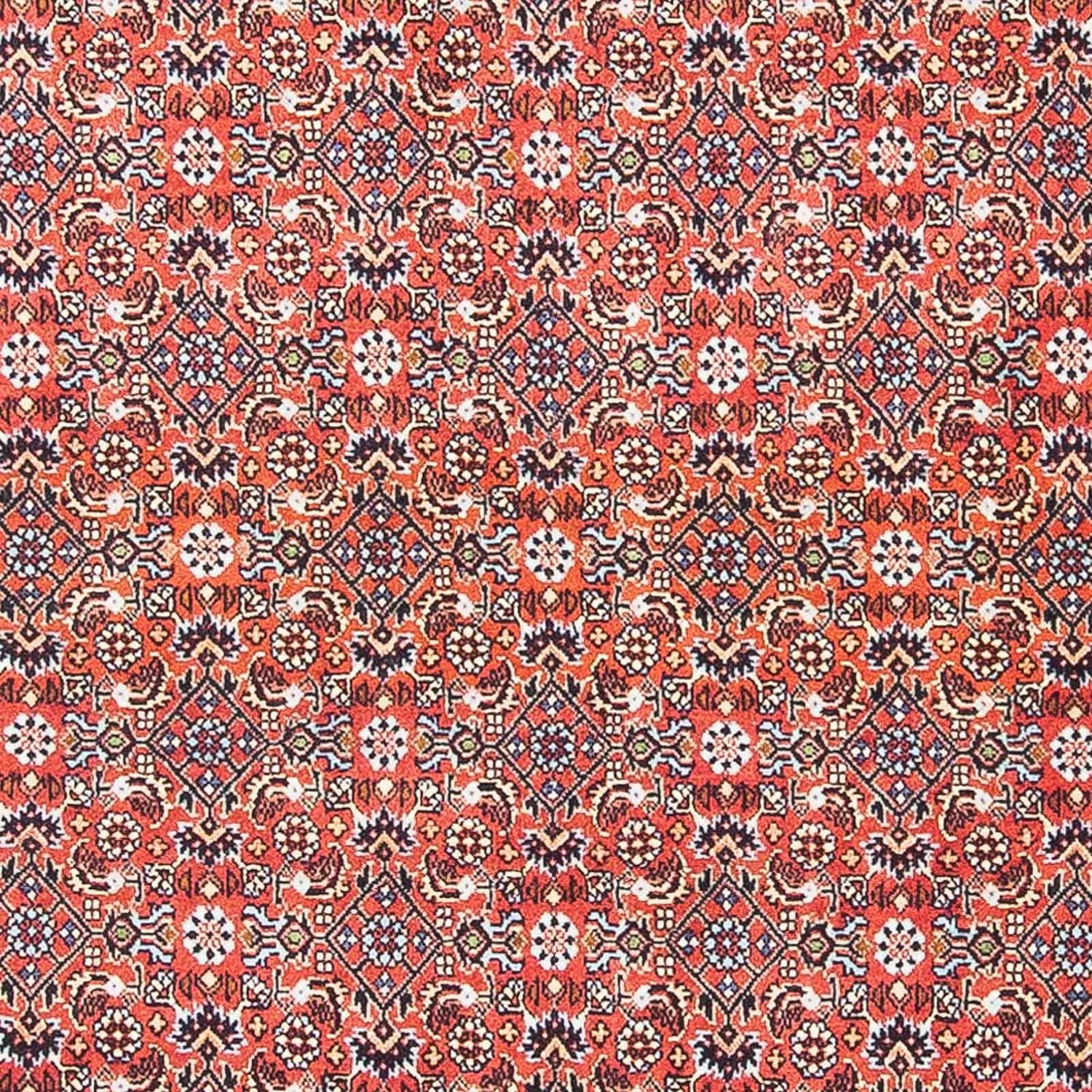 Tapis persan - Bidjar - 137 x 96 cm - rouge foncé