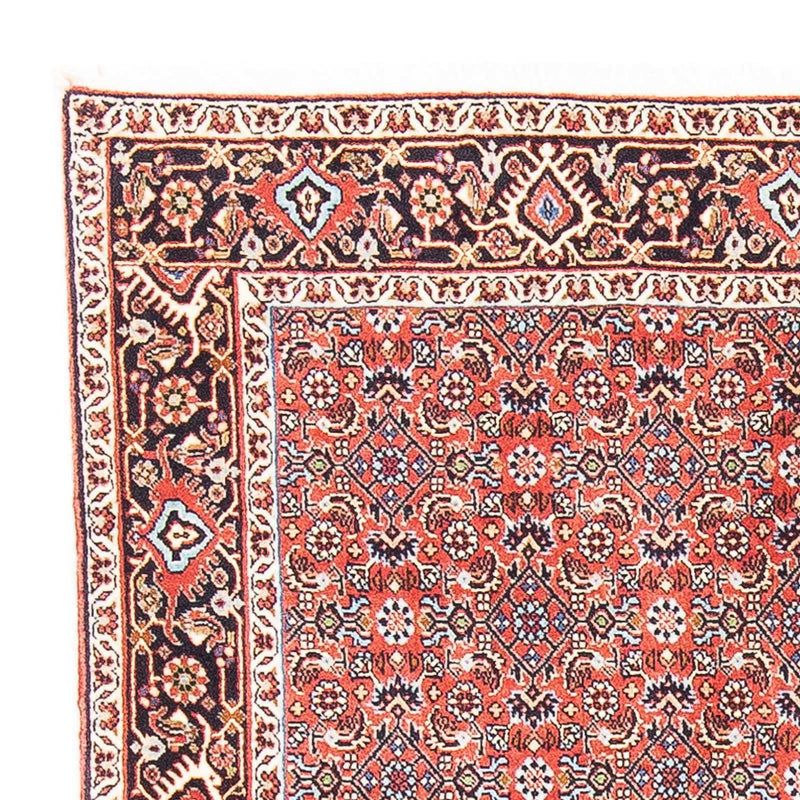 Tapis persan - Bidjar - 137 x 96 cm - rouge foncé
