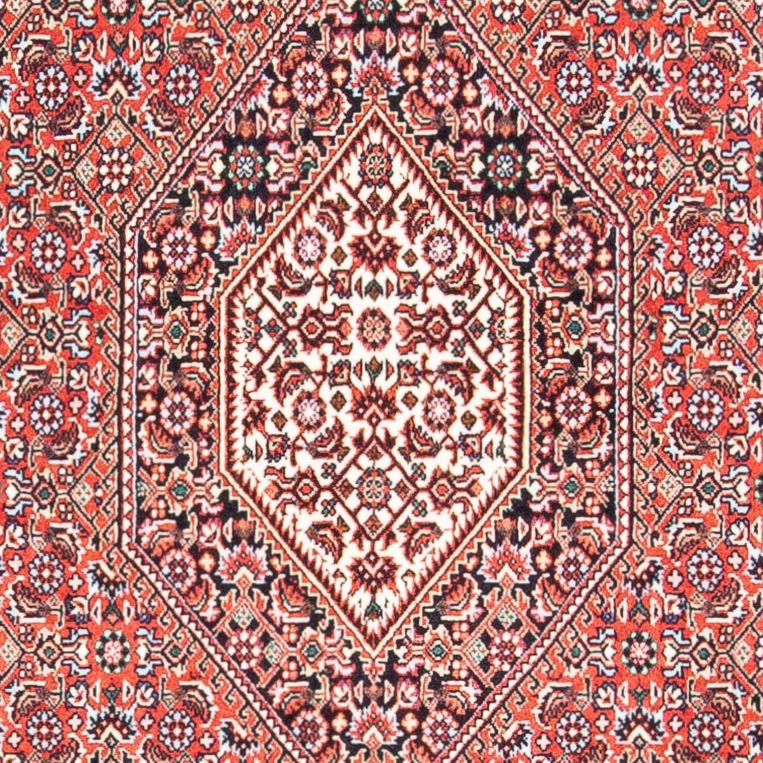 Tapis persan - Bidjar - 145 x 88 cm - rouge clair