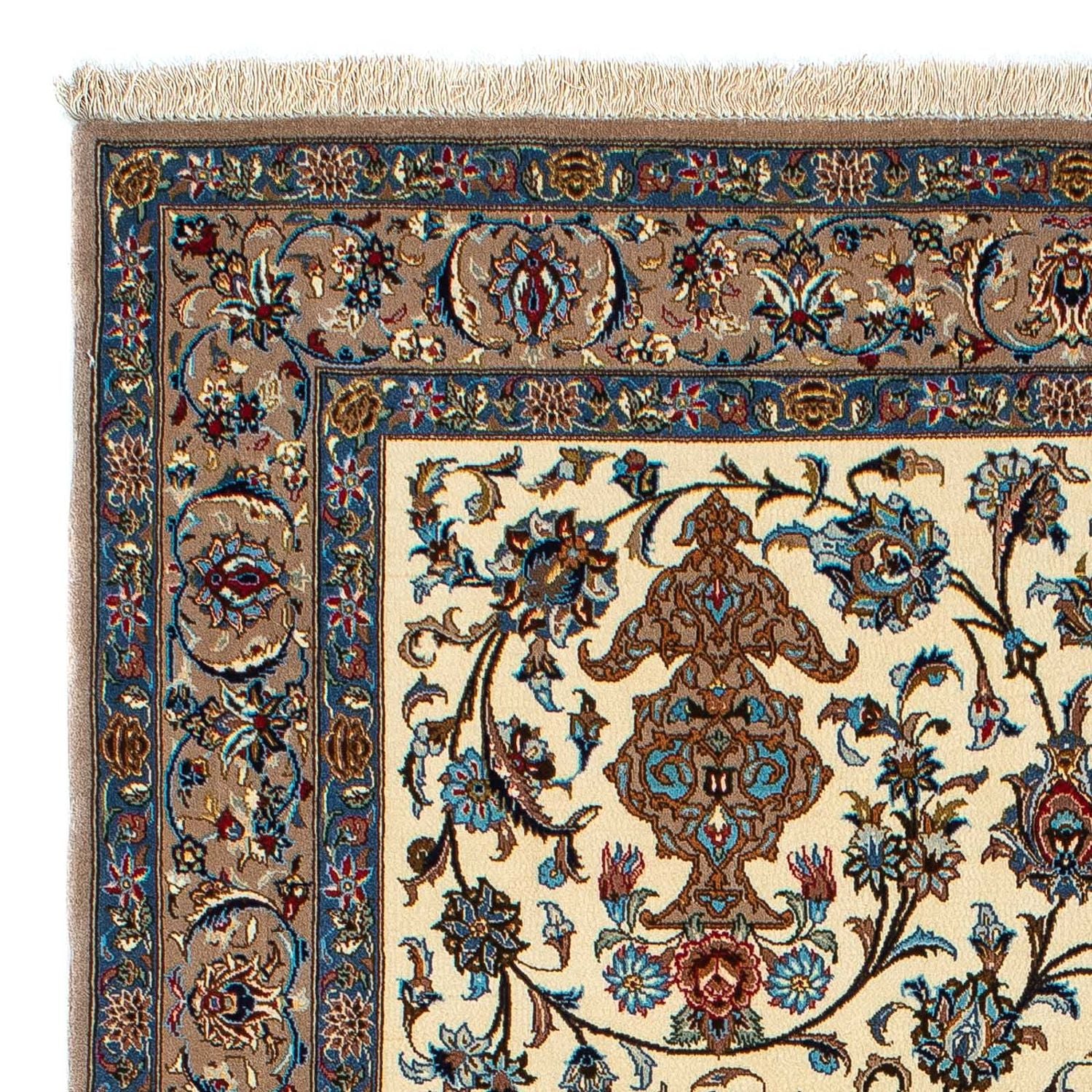 Tapis persan - Isfahan - Premium - 207 x 134 cm - beige