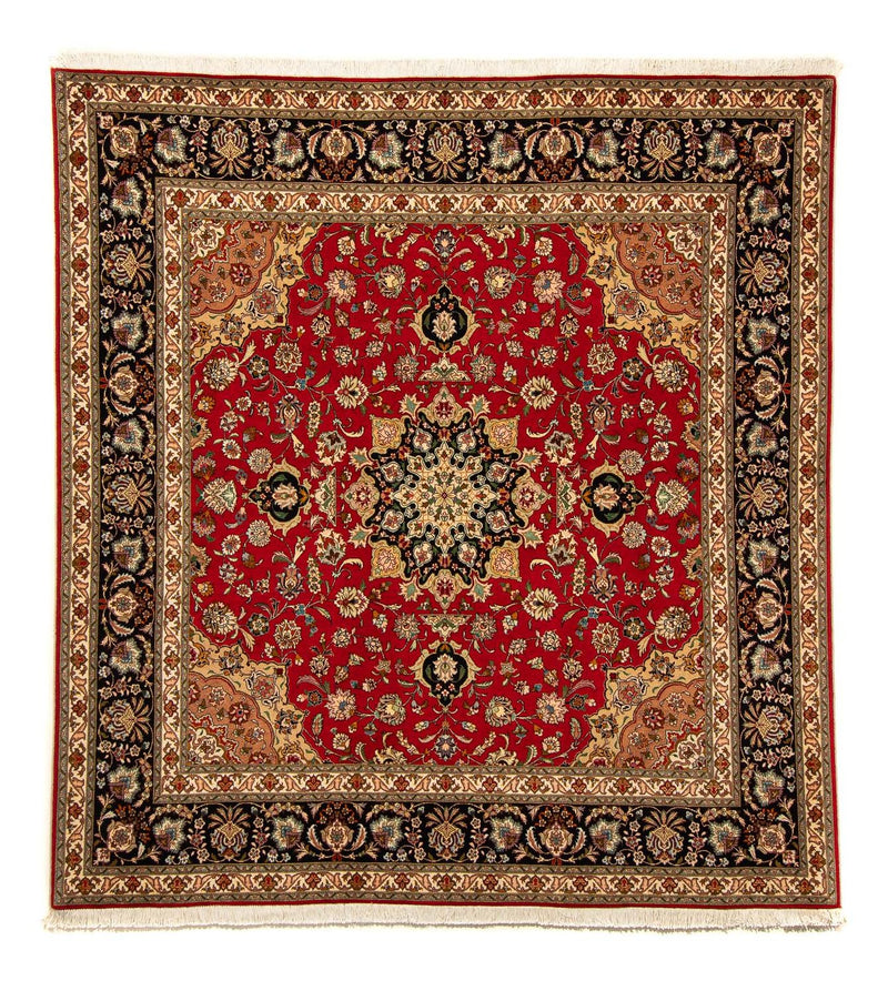 Tapis persan - Tabriz - Royal carré  - 208 x 200 cm - rouge